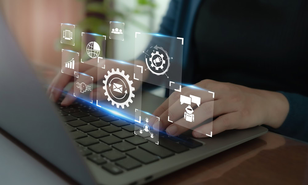 Marketing automation concept photo